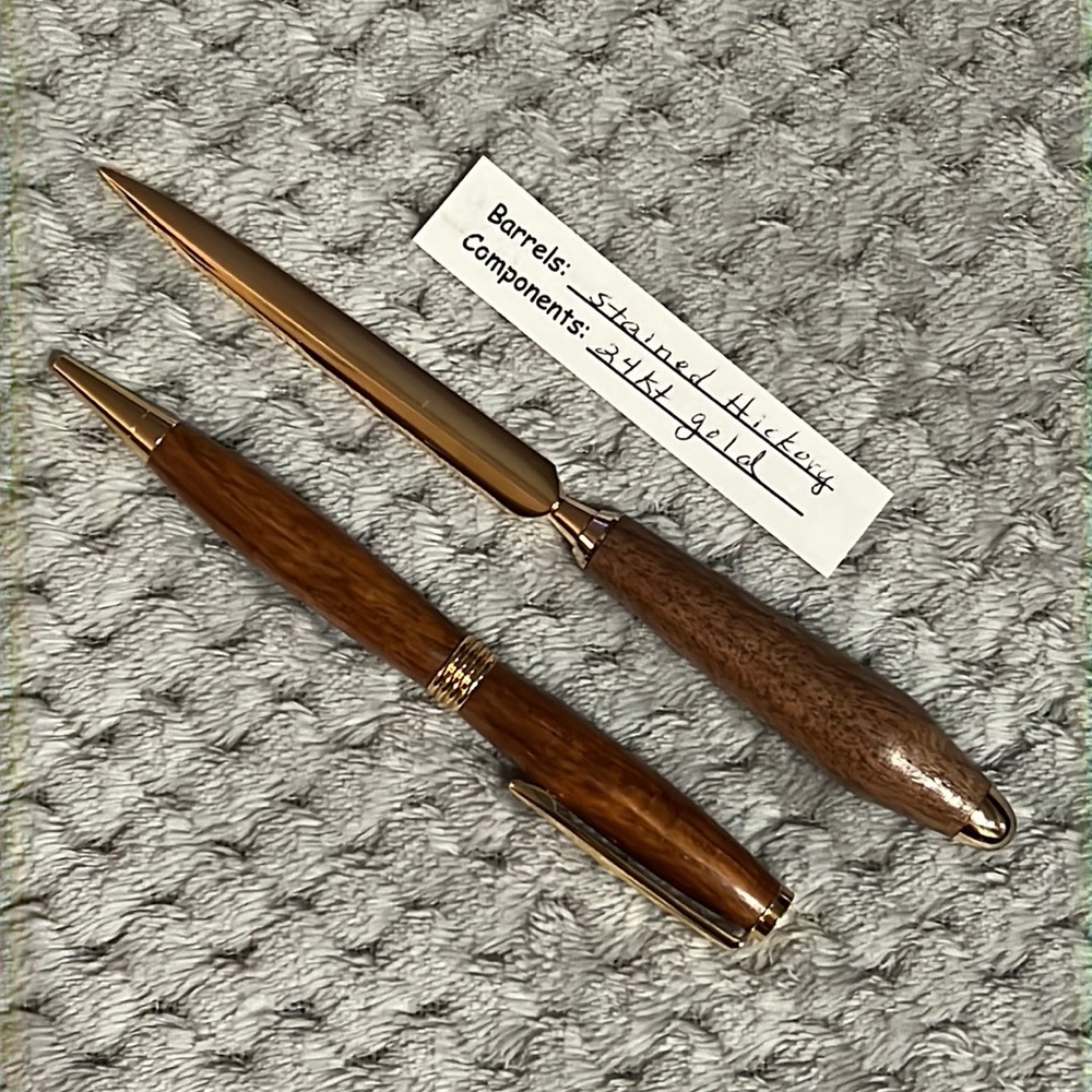 Hand crafted pen & letter opener